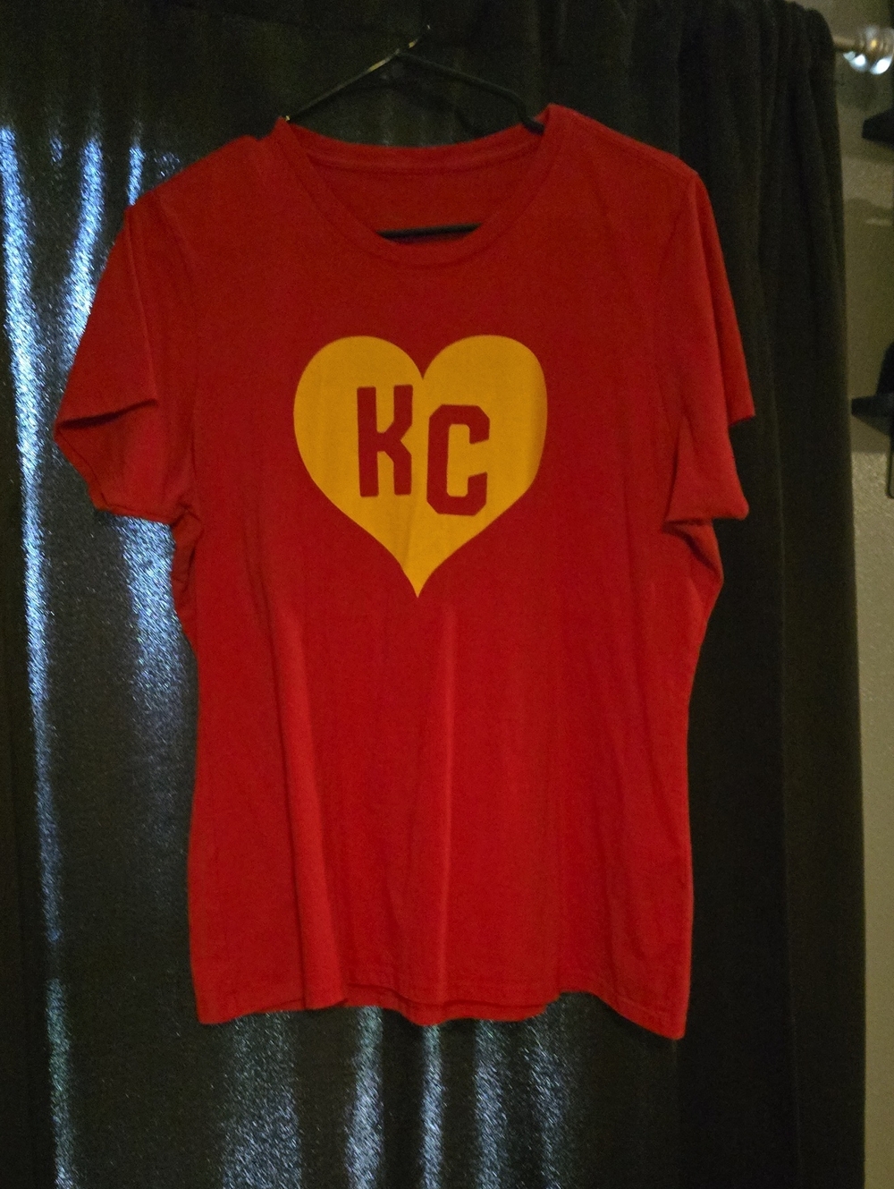 Red KC Heart Short Sleeve Tee